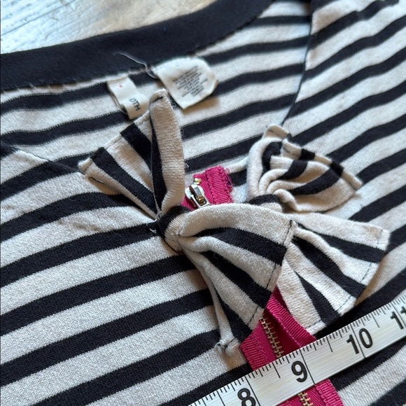 Anthropologie Top with Pink Zipper - Picture 7 of 10